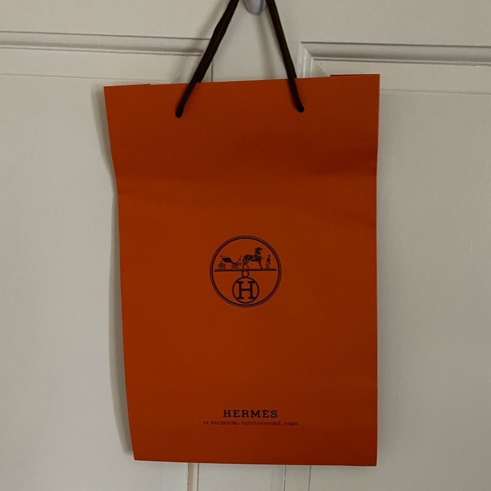 Large size Authentic Large Hermès paper gift bag